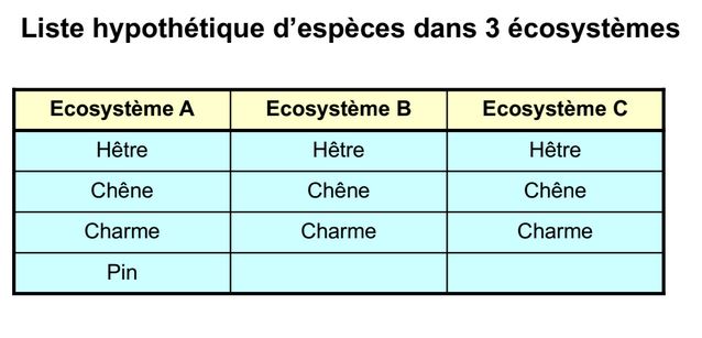 Calcul d'indices