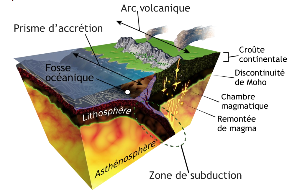 Schéma subduction