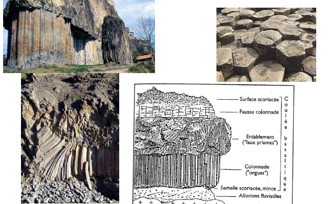 Structures internes des coulées